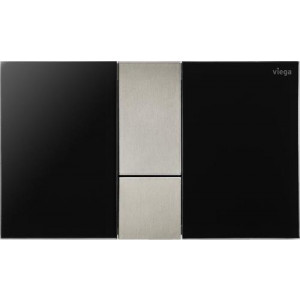 Clapeta WC Viega Prevista Visign for Style 24- Negru/Culoare Inox